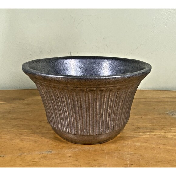 Wilton Pewter Bowl/ Flower Pot 3" Tall x 5" Top Diameter Metal Kitchenware - Picture 3 of 10